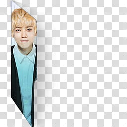 Exo M Luhan Live Folder Icon , Luhan Front Final, man in teal button-up collared shirt transparent background PNG clipart