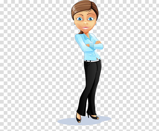 Business Woman, Businessperson, Drawing, Character, Cartoon, Standing, Animation, Figurine transparent background PNG clipart