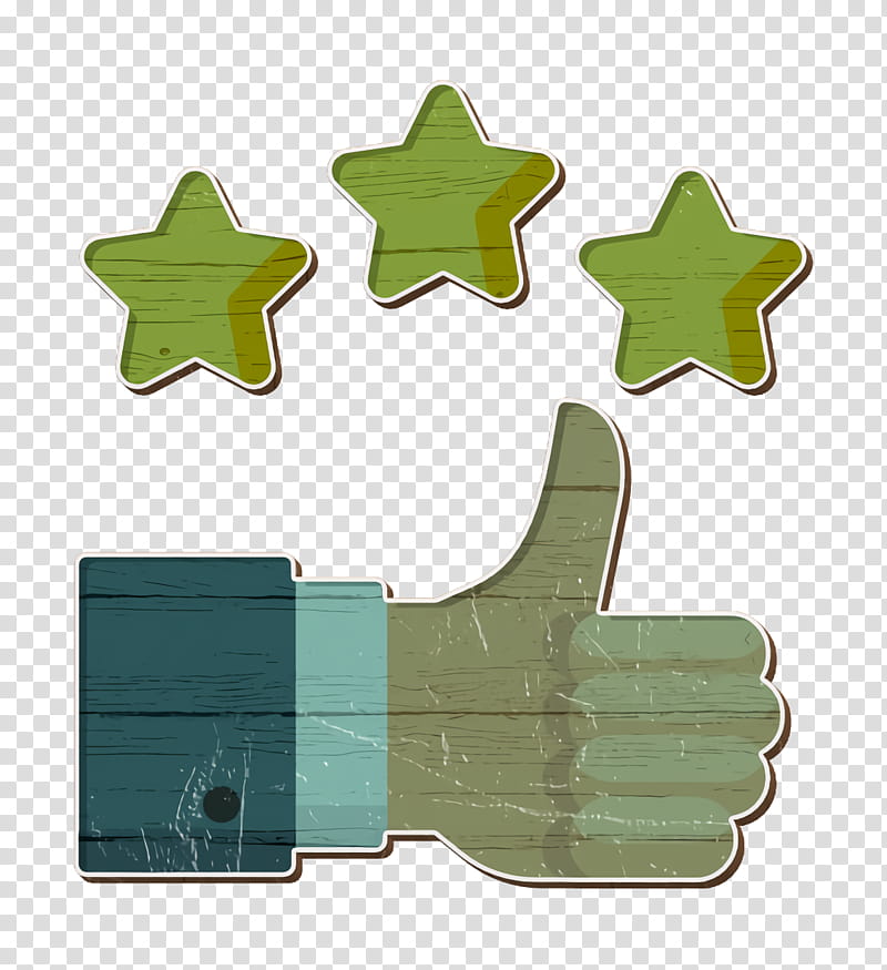 Thumbs up icon Good icon Employees icon, Green, Symbol, Cookie Cutter transparent background PNG clipart