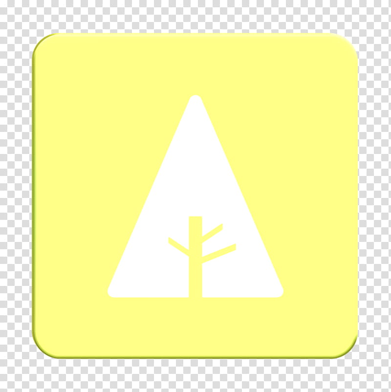 forrst icon, Yellow, Traffic Sign, Triangle, Line, Signage, Square transparent background PNG clipart