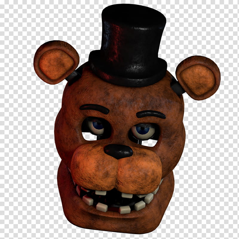 Withered Freddy v Head Render transparent background PNG clipart