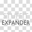Gill Sans Text Dock Icons, Stuffit Expander, two gray and black bars transparent background PNG clipart