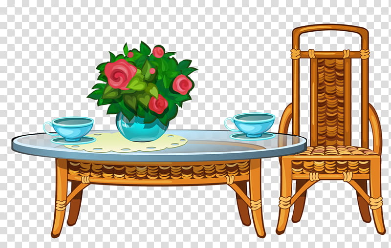 Table, Chair, Vase, Coffee Tables, Drawing, End Tables, Wing Chair, Furniture transparent background PNG clipart