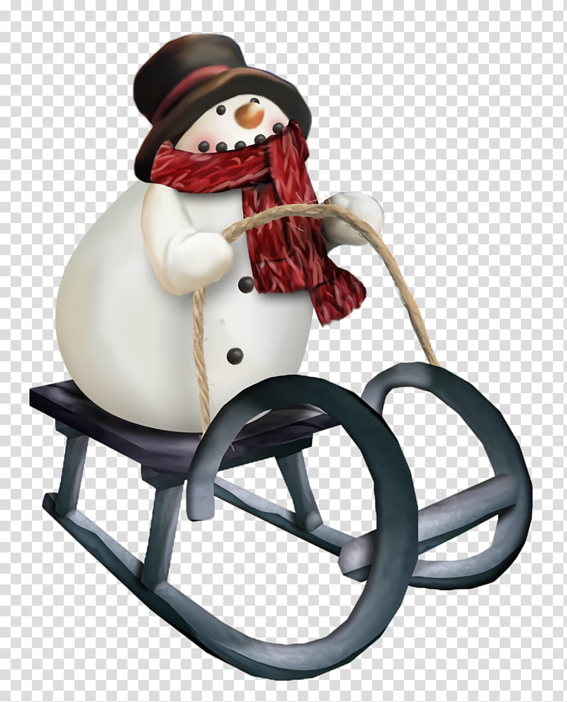 Christmas snowman Christmas snowman, Christmas , Sled, Santa Claus, Vehicle, Rocking Chair transparent background PNG clipart