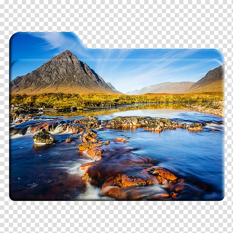 Scotland Folder Icons Windows Only , . River And Mountains transparent background PNG clipart