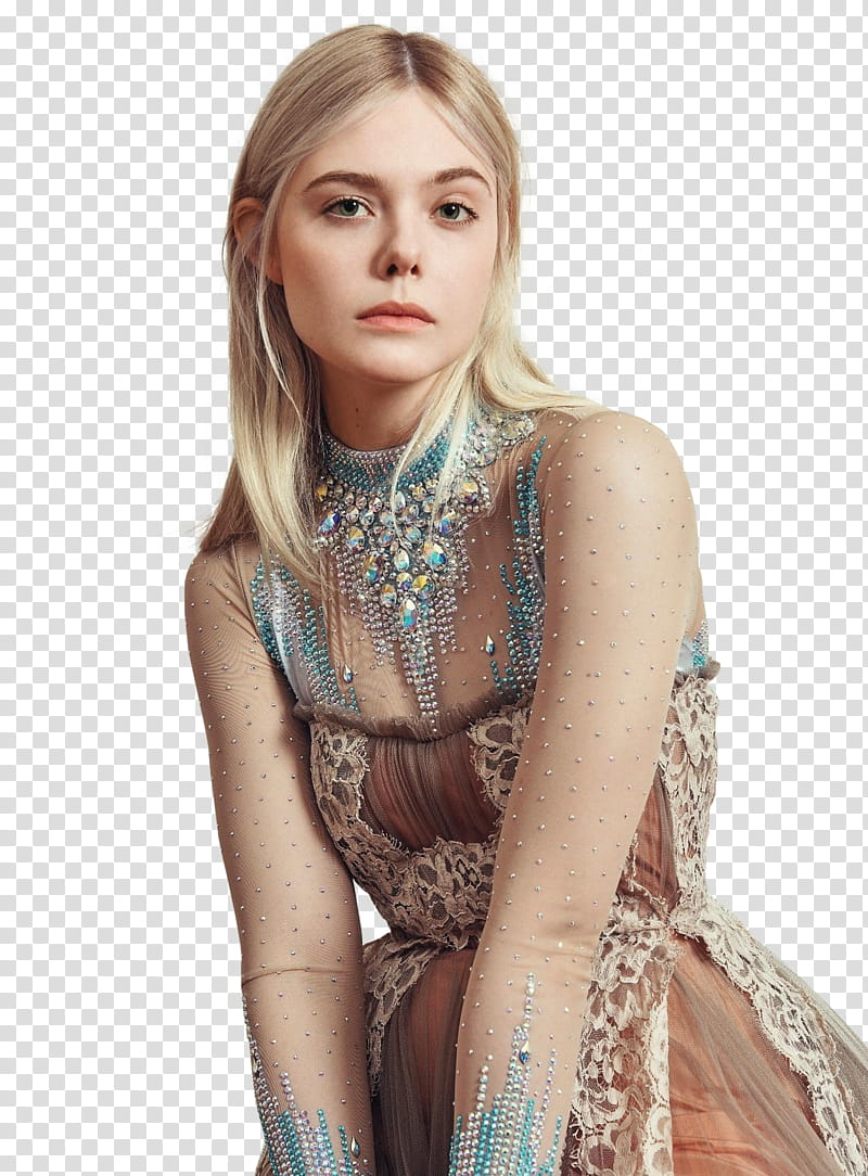 Elle Fanning transparent background PNG clipart