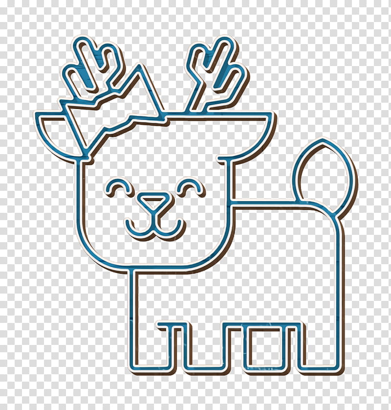 animal icon deer icon forest icon, Happy Icon, Reindeer Icon, Smile Icon, Text, Line, Line Art, Logo transparent background PNG clipart