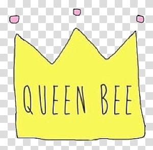 Yellow , yellow crown queen bee illustration transparent background PNG clipart