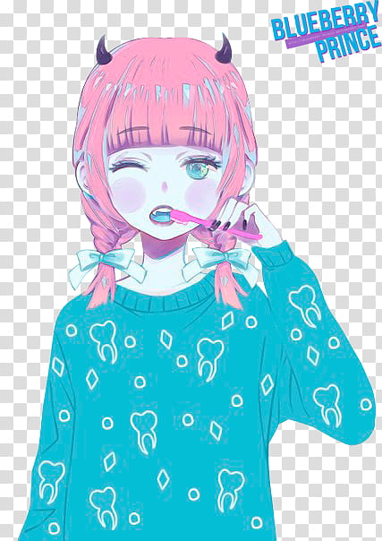 Render from VK, girl in pink hair character transparent background PNG clipart