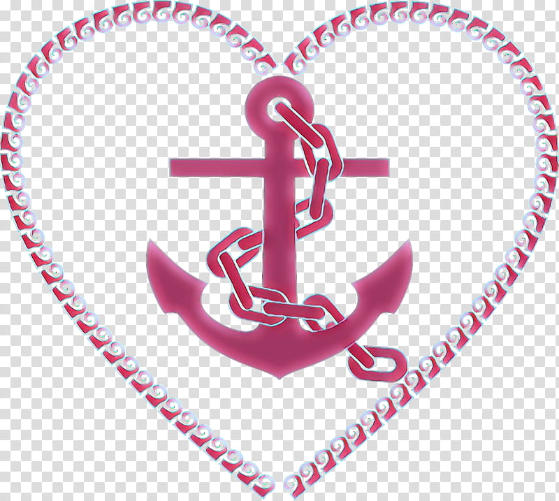 Love Background Heart, Logo, Anchor, Text, Stencil, Chain, Line, Pink M transparent background PNG clipart