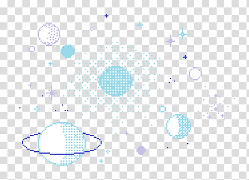 PASTEL PIXELS IV, Galaxy illustration transparent background PNG clipart