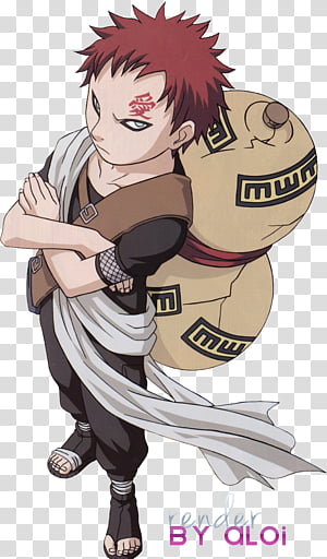 Render Gaara Naruto - Old Gaara Transparent PNG - 800x993 - Free Download  on NicePNG