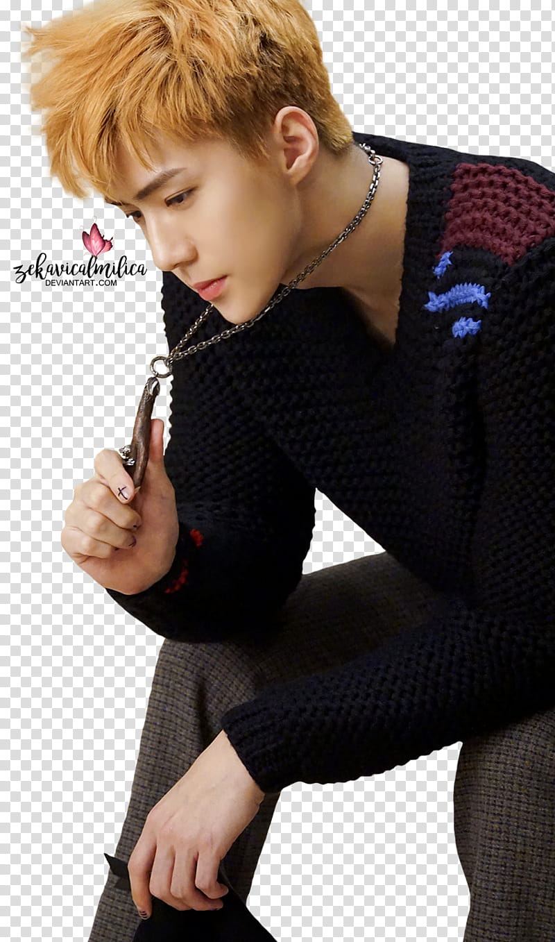 EXO Sehun superELLE, EXO Suho transparent background PNG clipart