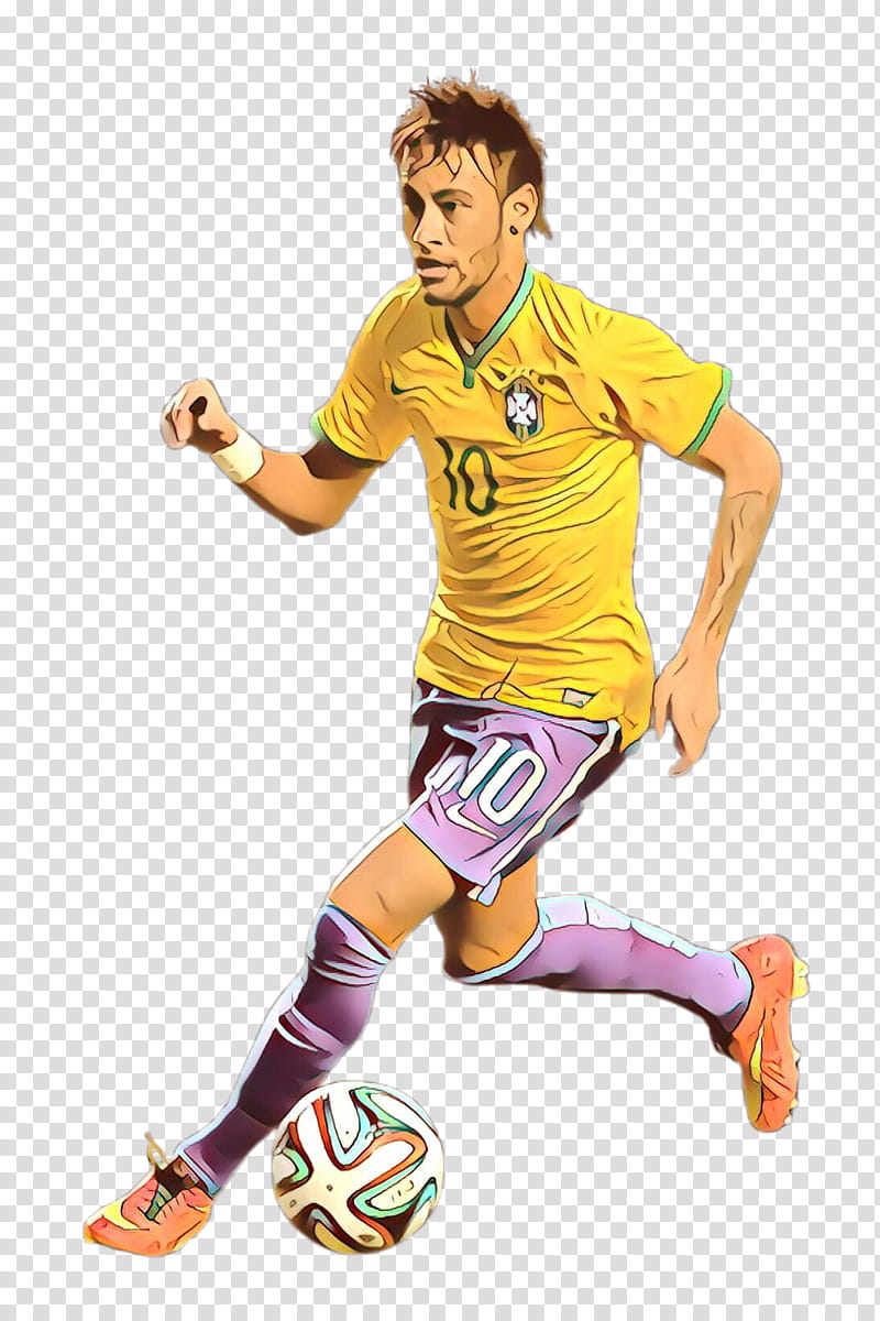 Soccer Ball, Cartoon, Neymar, Brazil National Football Team, Football Player, Sports, Team Sport, Football In Brazil transparent background PNG clipart