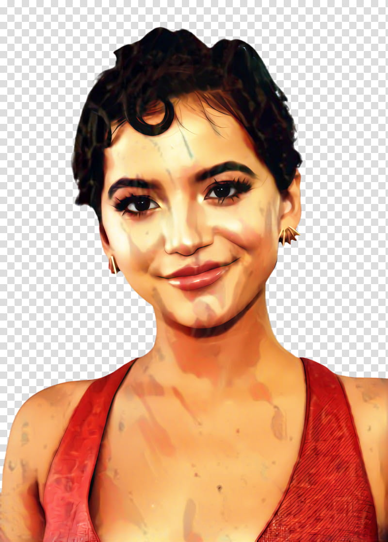 Lips, Isabela Moner, Transformers, Instant Family, Dora, Actress, Singer, Hairstyle transparent background PNG clipart