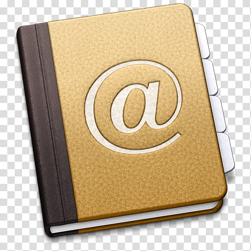 Big Mac OS X Icons,  Address Book Leopard transparent background PNG clipart