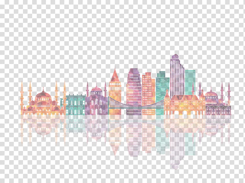 Skyline City, Building, Highrise Building, Drawing, Color, Text, Metropolis transparent background PNG clipart