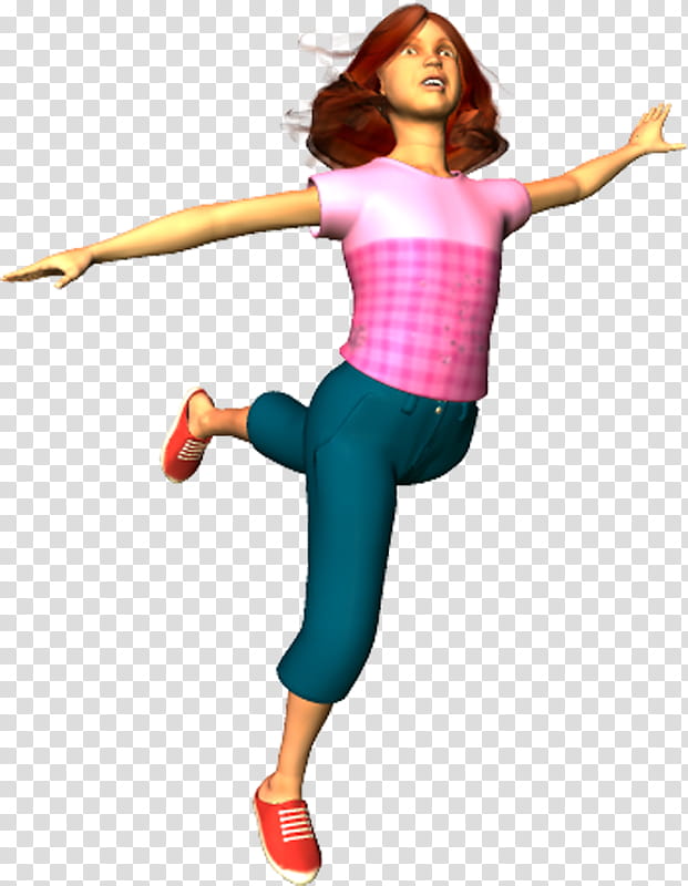 Katie I Can Fly Poser transparent background PNG clipart