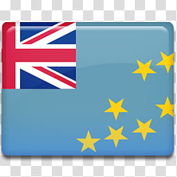 All in One Country Flag Icon, Tuvalu-Flag- transparent background PNG clipart