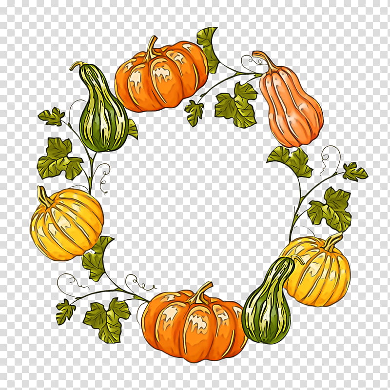 Pumpkin, Vegetable, Calabaza, Gourd, Cucurbita, Plant, Orange, Leaf transparent background PNG clipart