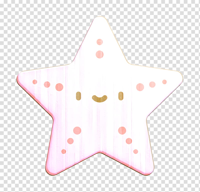 Tropical icon Animal icon Starfish icon, Pink transparent background PNG clipart