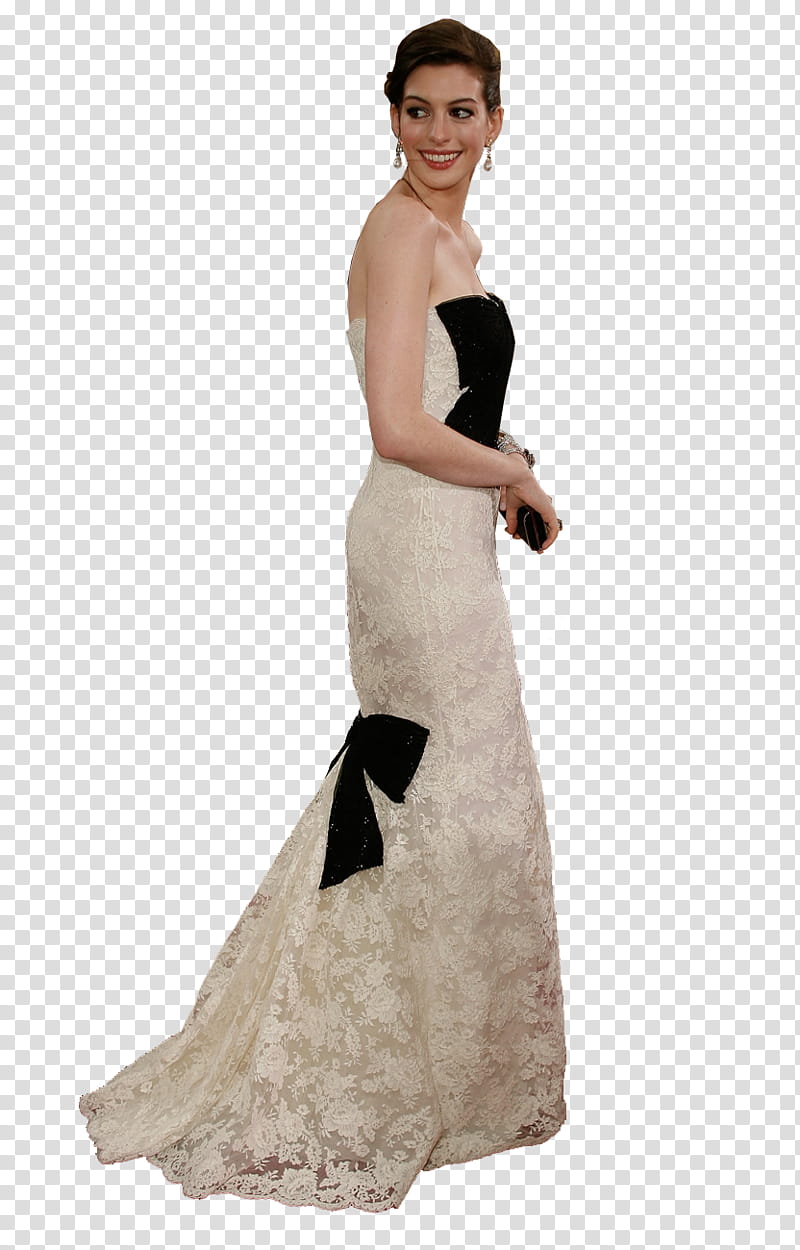 Anne Hathaway Red Carpet transparent background PNG clipart