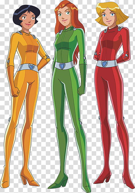 Totally Spies Alex Sam and Clover transparent background PNG clipart
