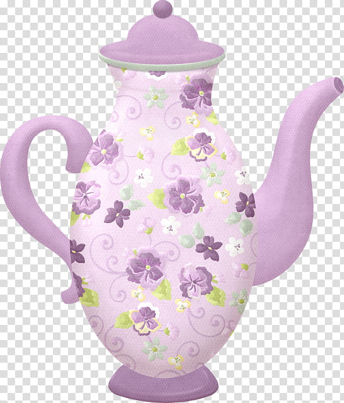 Tea Party, Jug, Teapot, Teacup, Kettle, Painting, Mug, Drawing transparent background PNG clipart