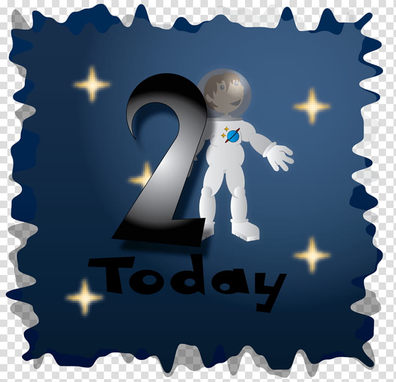 Spaceman Age Two Design transparent background PNG clipart