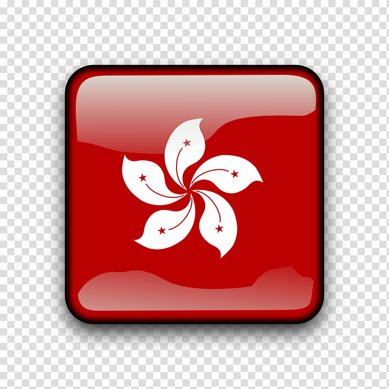 Flower Drawing, Hong Kong, Flag Of Hong Kong, Flag Of China, Red, Petal, Rectangle transparent background PNG clipart