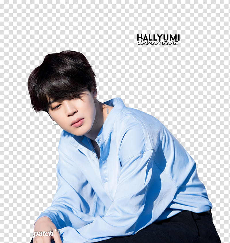 Jimin BTS TH ANNIVERSARY, man looking sideways transparent background PNG clipart
