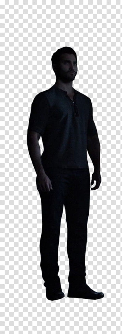 Sterek S Ep  , man wearing black shirt transparent background PNG clipart