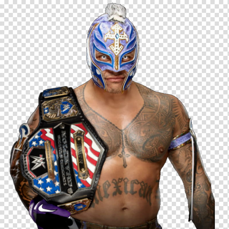 REY MYSTERIO UNITED STATES CHAMPION transparent background PNG clipart