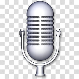 Windows Live For XP, gray studio microphone icon transparent background PNG clipart