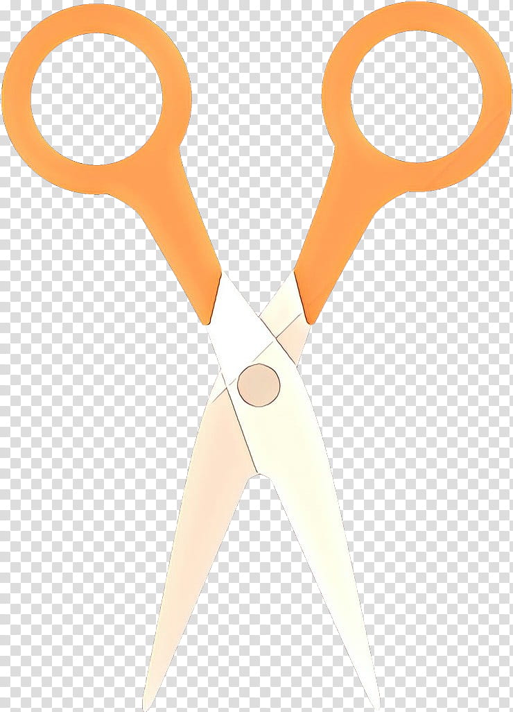 Orange, Scissors, Office Supplies, Office Instrument transparent background PNG clipart