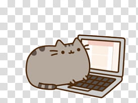 PUSHEEN CAT , Pusheen blogger icon transparent background PNG clipart