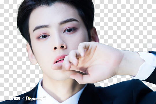 NAVER x DISPATCH ASTRO SHOOT Cha Eunwoo transparent background