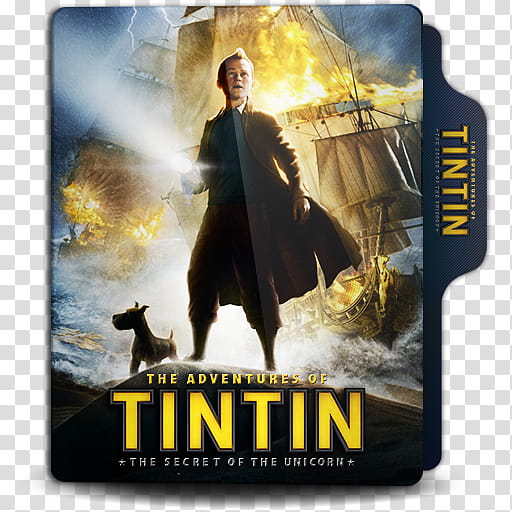 Animation Movies  folder icon , The Adventures of Tintin. () transparent background PNG clipart