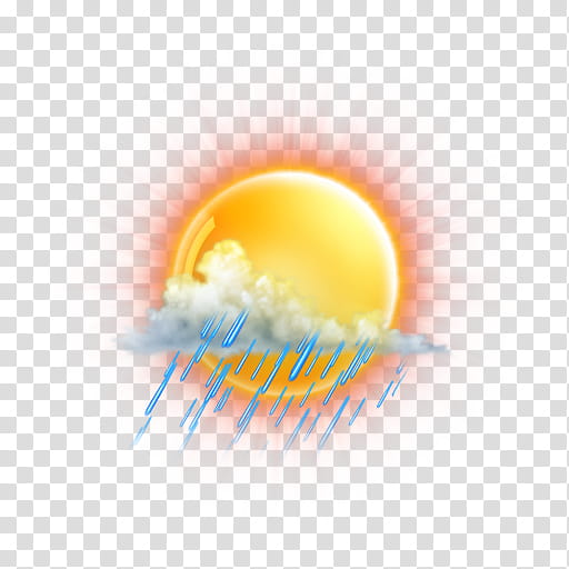 The REALLY BIG Weather Icon Collection, partly-cloudy-rain transparent background PNG clipart