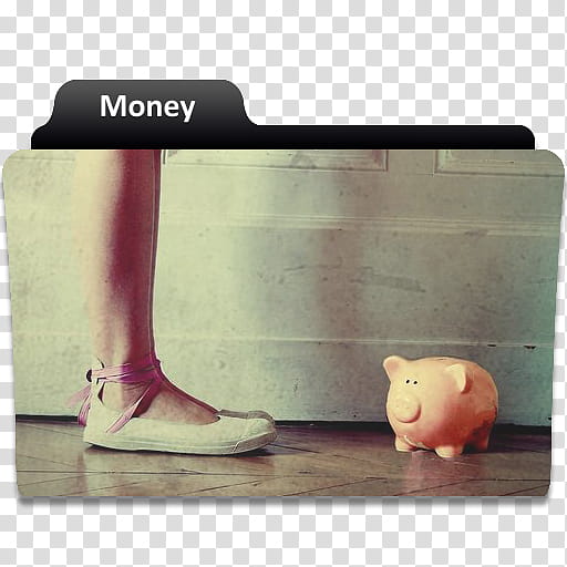 More TV Show folder icons, money, pink piggy bank illustration transparent background PNG clipart