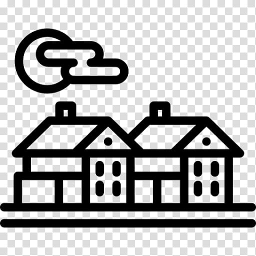 Real Estate, Village, Home, House, Property, Line Art, Roof, Coloring Book transparent background PNG clipart