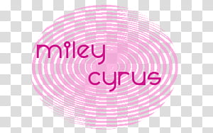 Miley Cyrus logo transparent background PNG clipart thumbnail