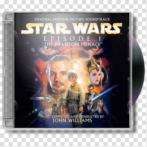 CDs  Star Wars Episode  The Phantom Menac, Star Wars I The Phantom Menace  icon transparent background PNG clipart