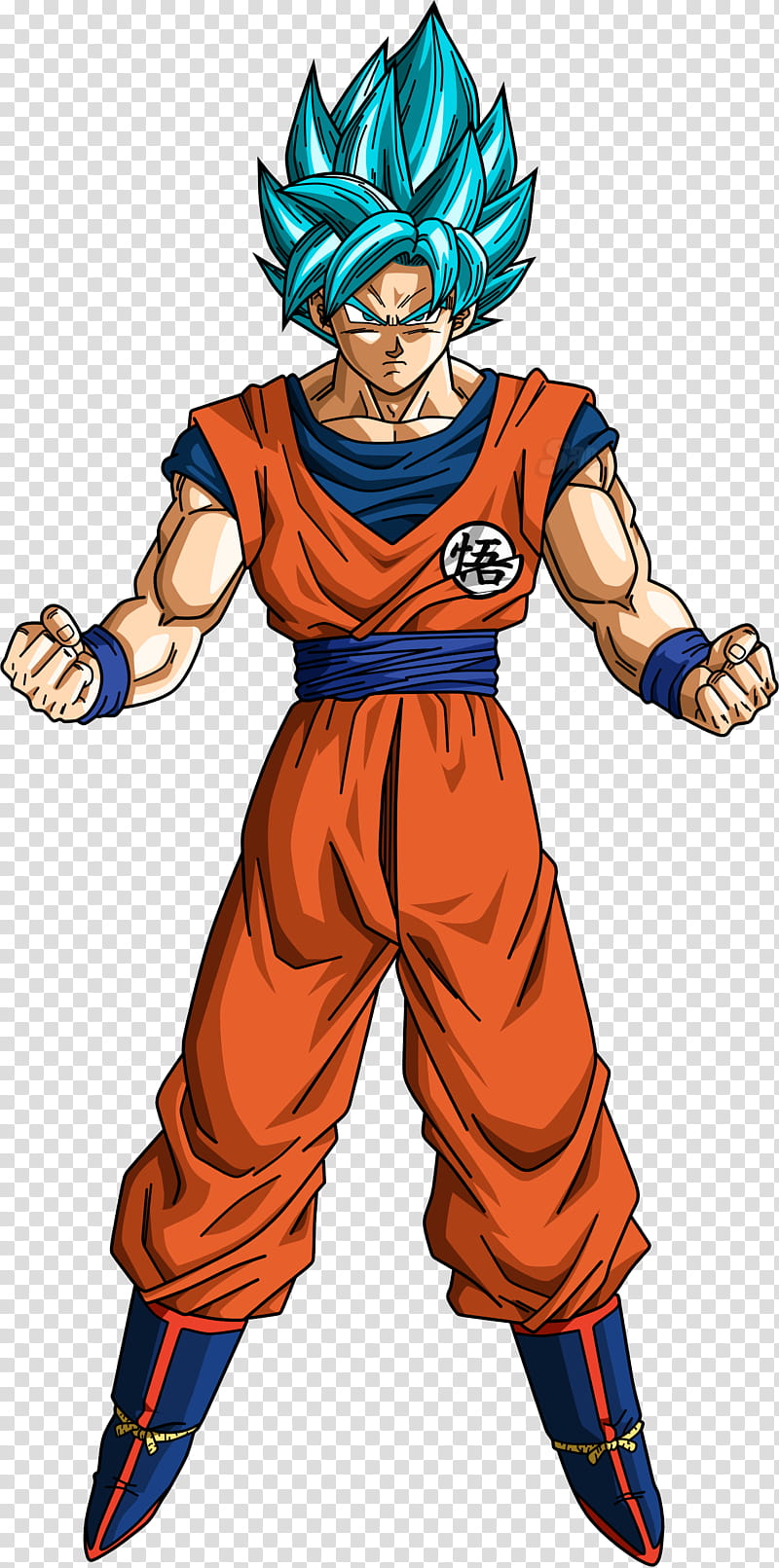 Goku SSJ Blue v, Son Guko character transparent background PNG clipart