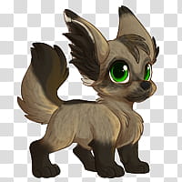 Aywas: Bat-Eared Fox Melo v transparent background PNG clipart