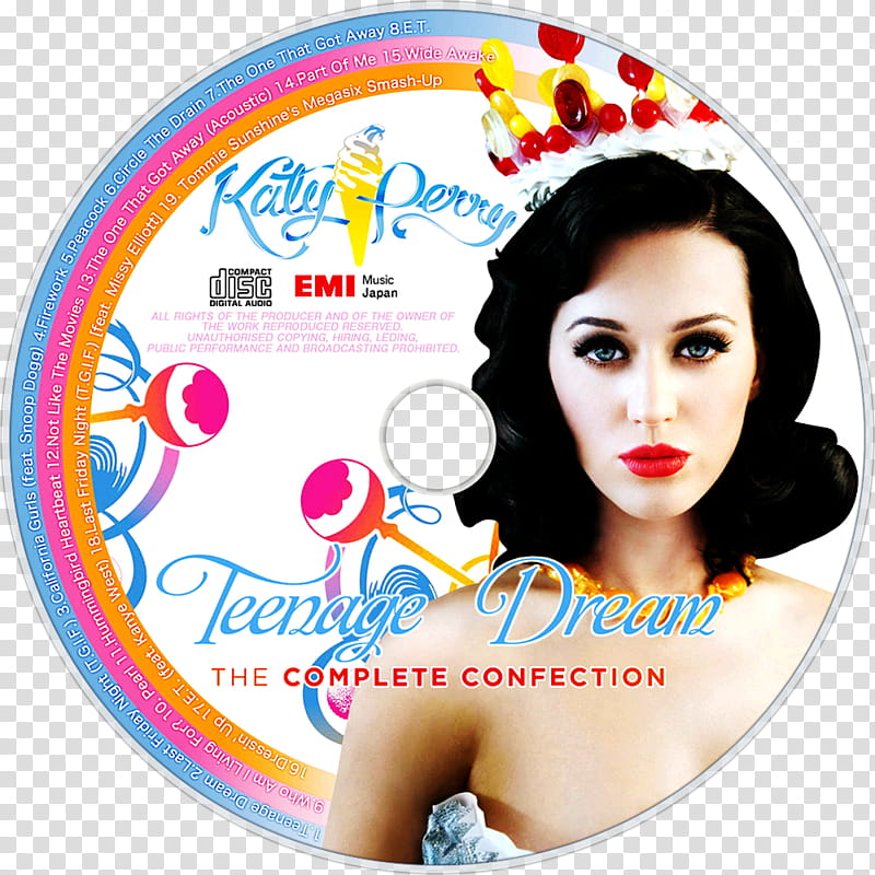 Katy Perry Teenage Dream The Complete transparent background PNG clipart