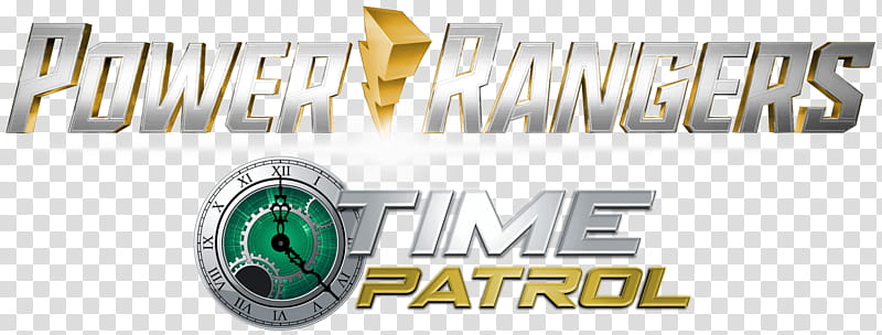 Power Rangers Time Patrol Logo transparent background PNG clipart