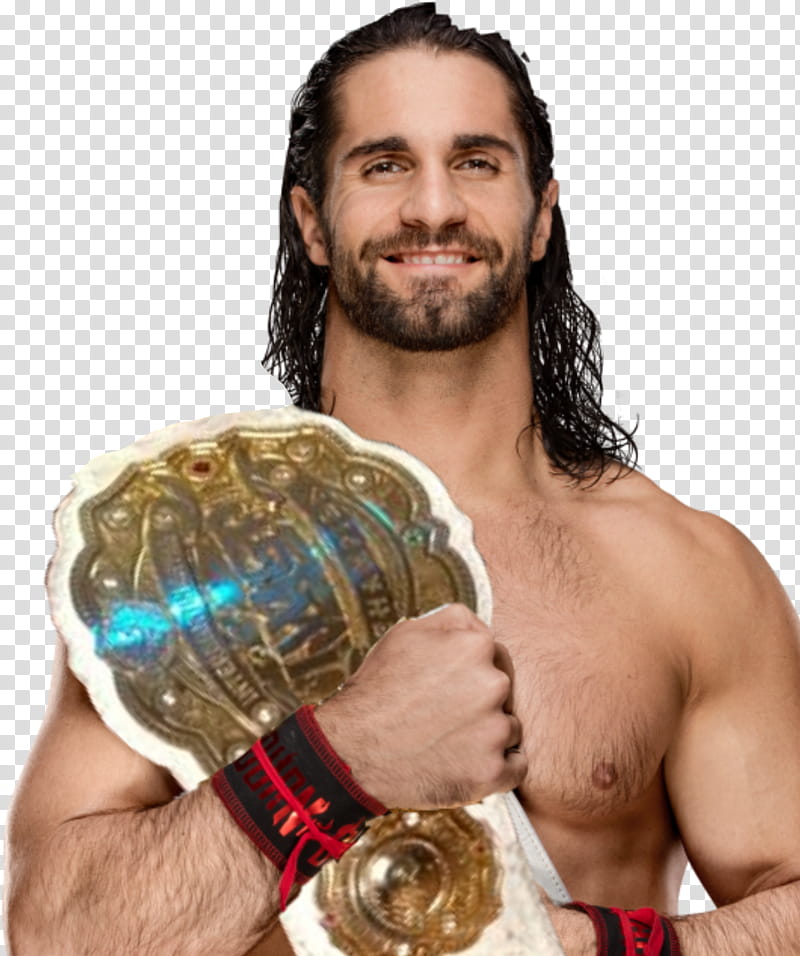 Seth Rollins IWGP Intercontinental champion transparent background PNG clipart