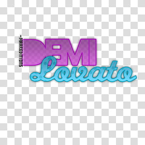 Demi Lovato Texto transparent background PNG clipart thumbnail