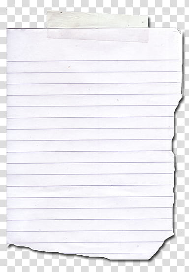 Paper , empty ruled paper transparent background PNG clipart